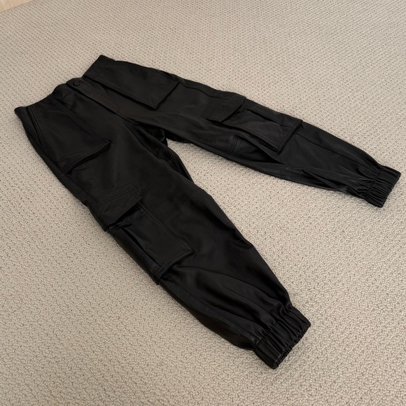 All Saints Leather Cargo Pants - Picture 4 of 16